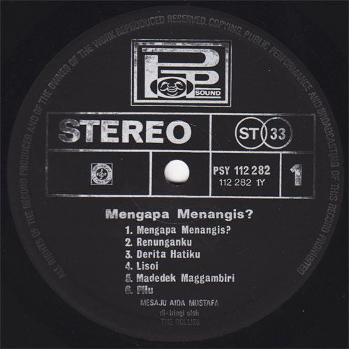 Aida Mustafa Di-Iringi Oleh The Rollies : Mengapa Menangis? (LP, Album)
