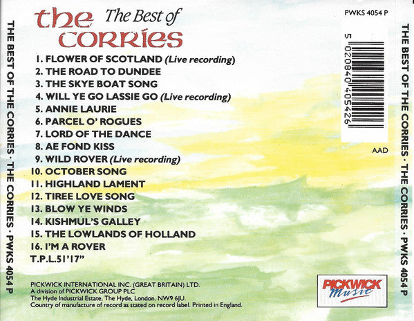 The Corries : The Best Of (CD, Album, Comp)