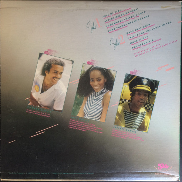 Shalamar : Three For Love (LP, Album, Ind)