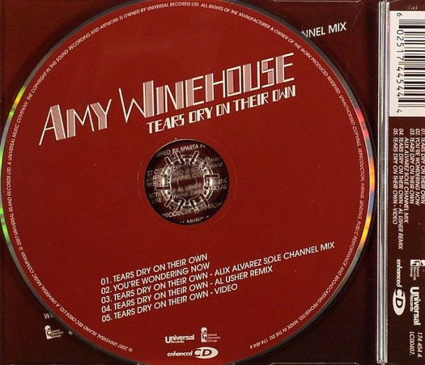 Amy Winehouse : Tears Dry On Their Own (CD, Single, Enh)