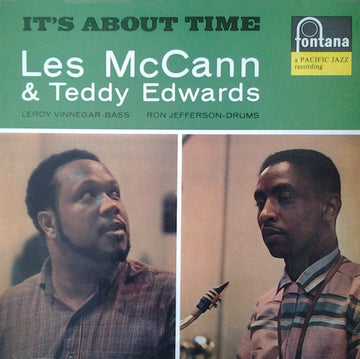 Les McCann, Teddy Edwards, Leroy Vinnegar, Ron Jefferson : It's About Time (LP, Album, Mono)