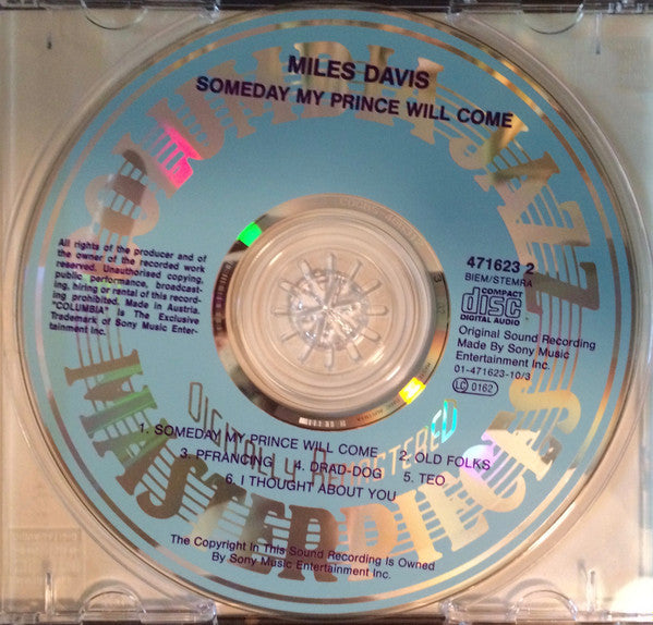 Miles Davis : Someday My Prince Will Come (CD, Album, RE, RM)