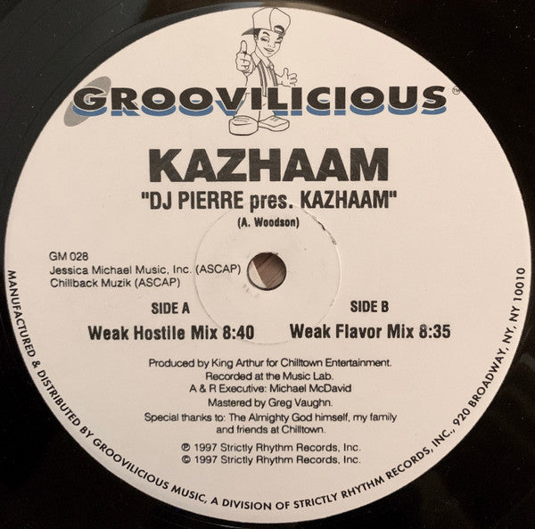 DJ Pierre Presents Kazhaam : Kazhaam (12")