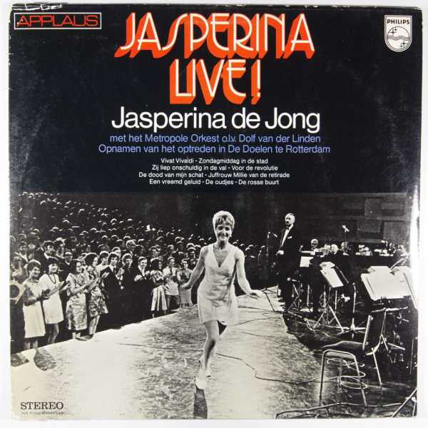 Jasperina de Jong Met Metropole Orchestra o.l.v. Dolf van der Linden : Jasperina Live! (LP, Album, RE)