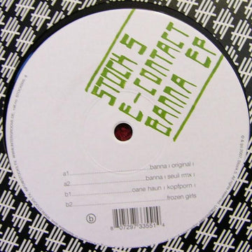 E-Contact : Banna EP (12", EP, Etch, W/Lbl)