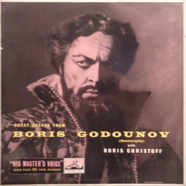 Modest Mussorgsky - Boris Christoff : Great Scenes From Boris Godounov (LP, Mono)