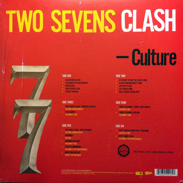 Culture : Two Sevens Clash (3xLP, Album, RE, RM)