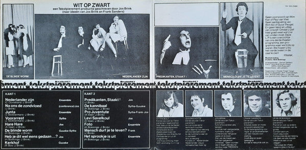 Kabaret Tekstpierement* : Wit Op Zwart (LP, Album, RE)