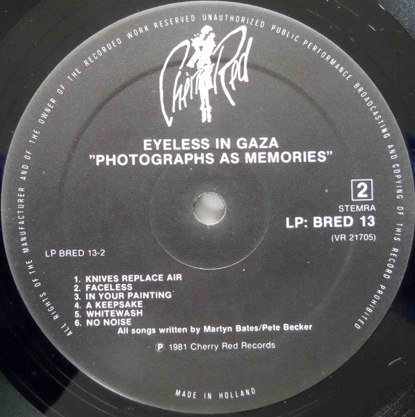 Eyeless In Gaza : Photographs As Memories (LP, Album)