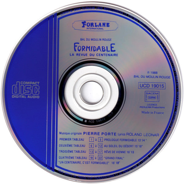 Pierre Porte : Bal Du Moulin Rouge (CD, Album)