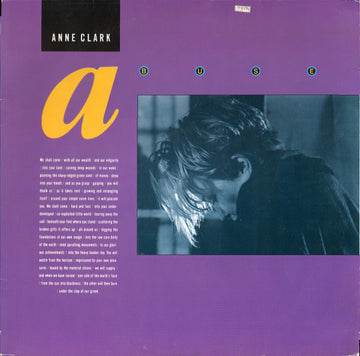 Anne Clark : Abuse (12", Maxi)