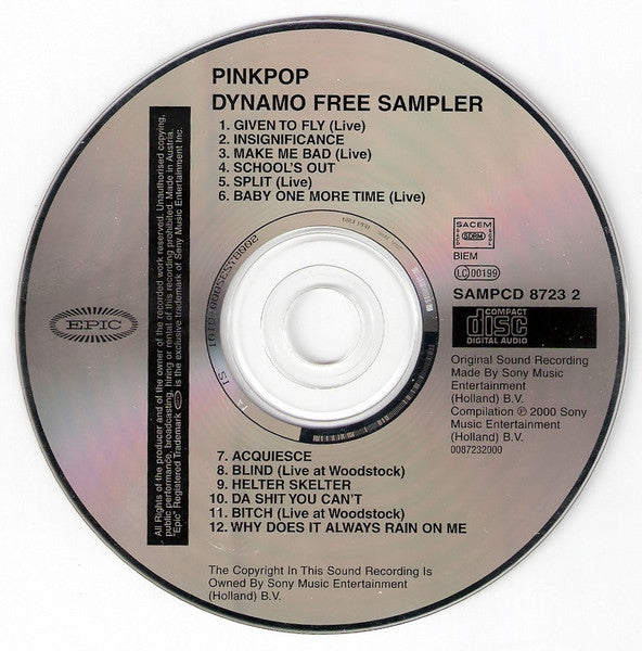 Various : Pinkpop Dynamo Free Sampler (CD, Ltd, Smplr)