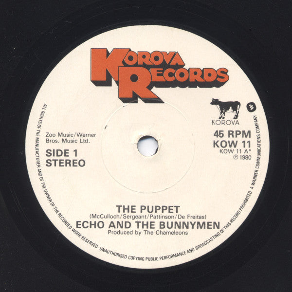 Echo And The Bunnymen* : The Puppet (7", Single)
