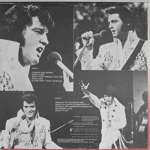 Elvis Presley : Frankie & Johnny (LP)