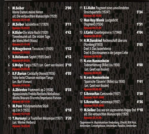 Ebony Band : Tien Jaar Ebony Band Amsterdam 1990-2000 (CD, Comp)