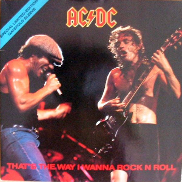 AC/DC : That's The Way I Wanna Rock N Roll (12", Ltd, Gat)