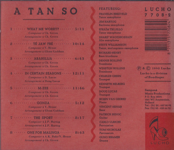 Fra Fra Big Band : A Tan So (CD, Album)