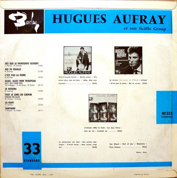 Hugues Aufray Et Son Skiffle Group : Hugues Aufray (10", Album, RP)