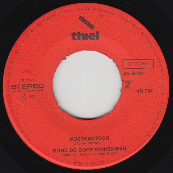 Cabaret In Den Twijfelaar : Rond De Oude Binnenweg (7", Single)