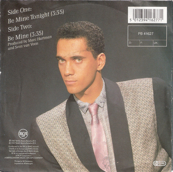 Franklin Brown : Be Mine Tonight (7")