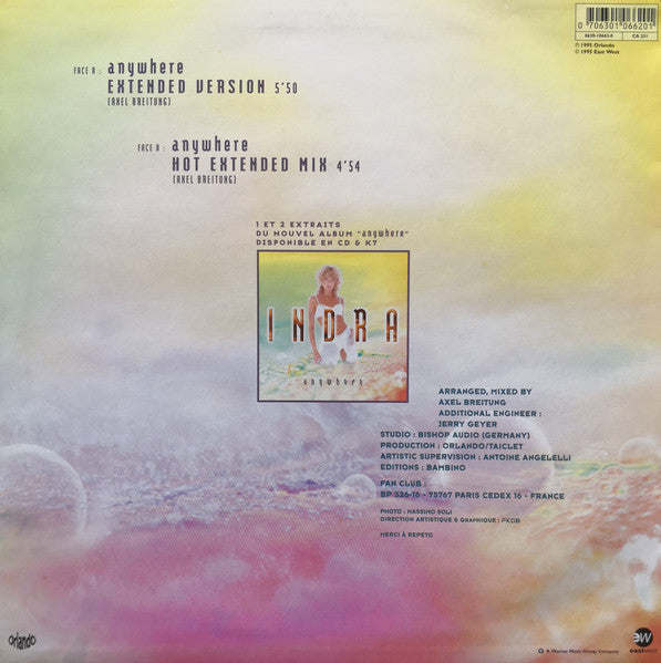 Indra : Anywhere (12", Maxi)
