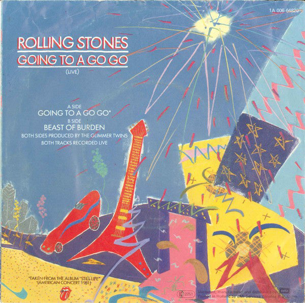 The Rolling Stones : Going To A Go Go (Live) (7", Single)