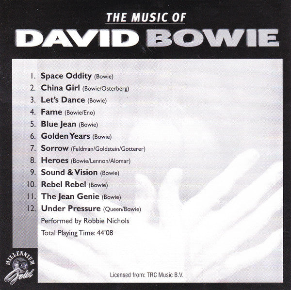 Robbie Nichols : The Music Of David Bowie (CD, Album)