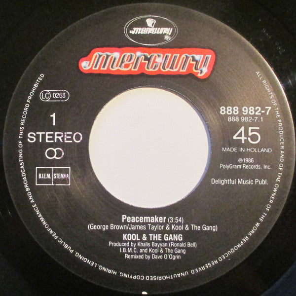 Kool & The Gang : Peacemaker (7", Single)