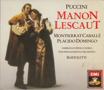 Puccini* / Montserrat Caballé / Placido Domingo, Ambrosian Opera Chorus*, New Philharmonia Orchestra, Bartoletti* : Manon Lescaut (2xCD + Box)