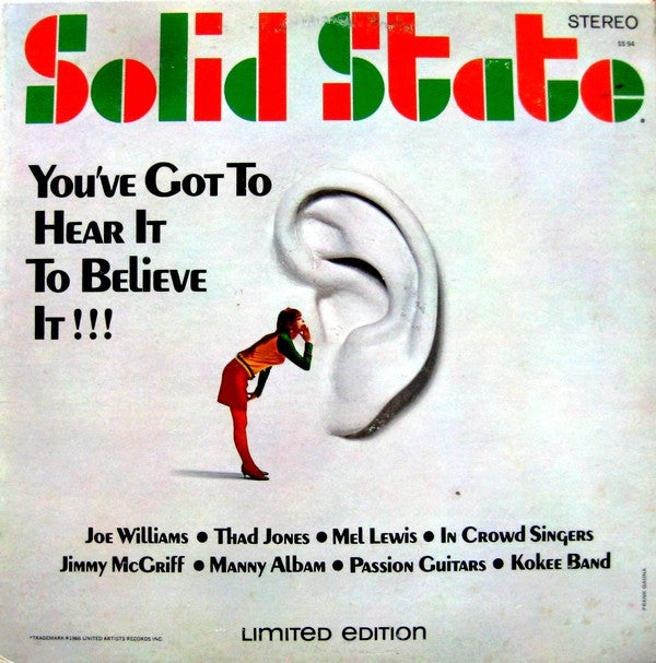 Various : You've Got To Hear It To Believe It! (LP, Comp, Ltd)