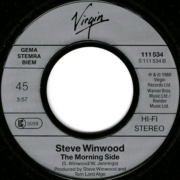 Steve Winwood : Roll With It (7", Single)