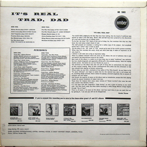 Various : It's Real Trad, Dad (LP, Comp)