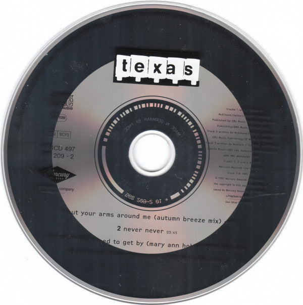 Texas : Put Your Arms Around Me (CD, Single)