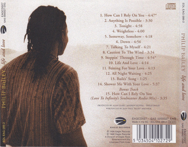 Philip Bailey : Life And Love (CD, Album)