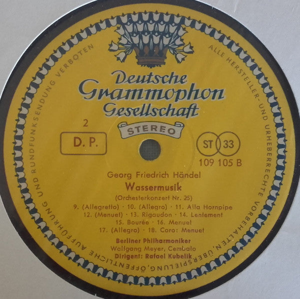 Georg Friedrich Händel : Wassermusik (LP, Dlx)