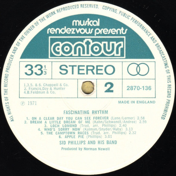 Sid Phillips Band : Fascinating Rhythm (LP)