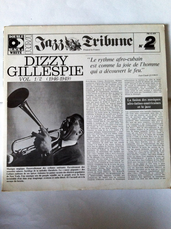 Dizzy Gillespie : Dizzy Gillespie Vol 1/2 (1946-1949) (2xLP, Comp, Ora)