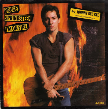 Bruce Springsteen : I'm On Fire (7", Single)