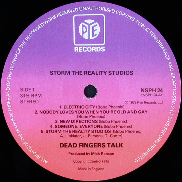 Dead Fingers Talk : Storm The Reality Studios (LP, Gat)
