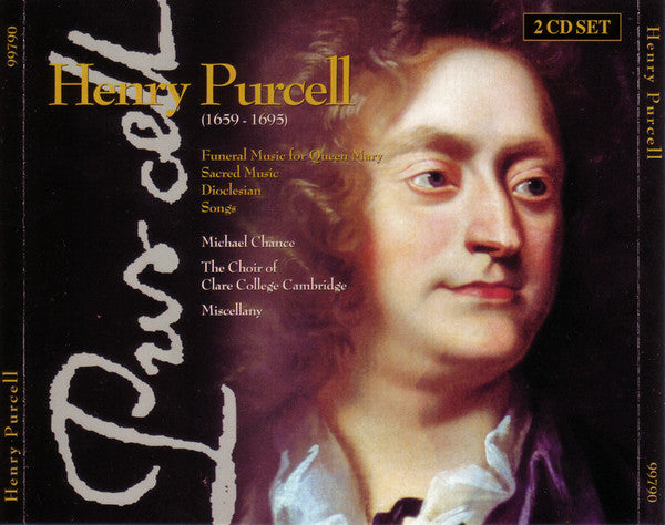 Henry Purcell, Michael Chance, The Choir Of Clare College, Miscellany (2) : Funeral Music For Queen Mary / Sacred Music / Dioclesian / Songs (2xCD, Comp)