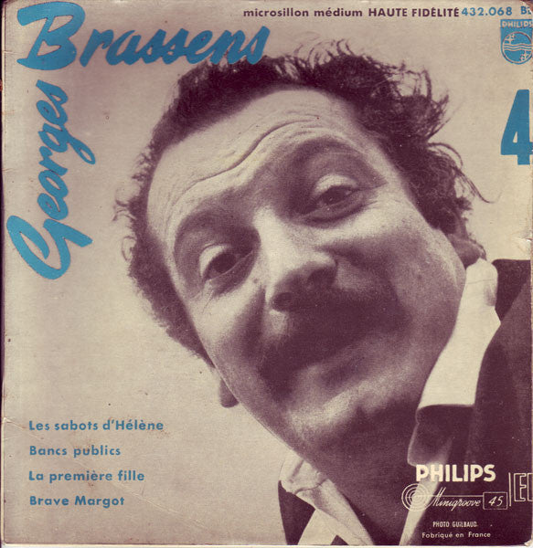 Georges Brassens : N°4 (7", EP, Mono, RP)