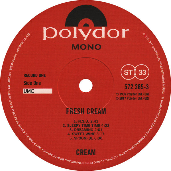 Cream (2) : Fresh Cream (6xLP, Album, Mono + Box, Dlx)