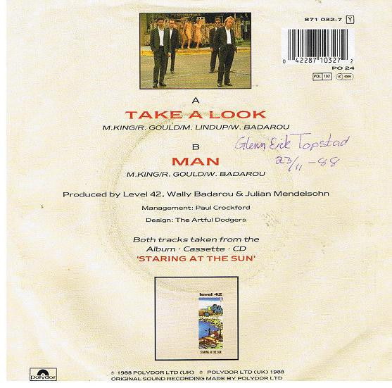 Level 42 : Take A Look (7", Single)