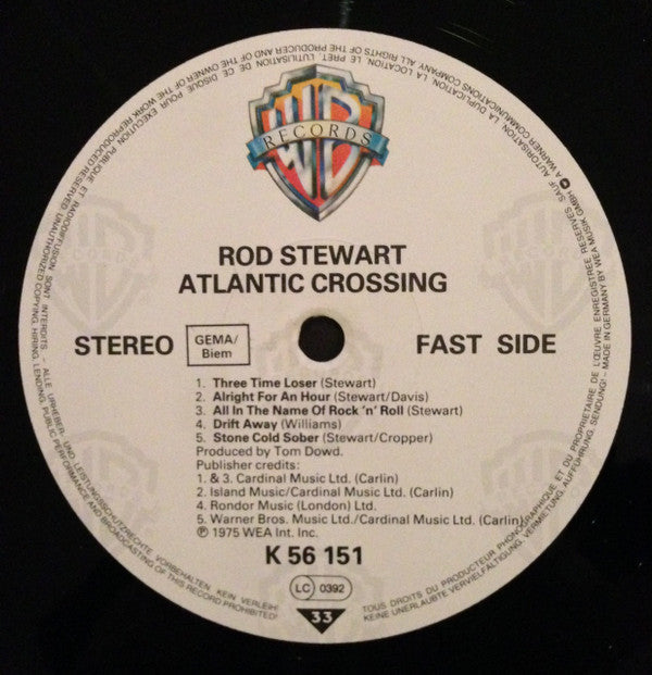Rod Stewart : Atlantic Crossing (LP, Album, RE)
