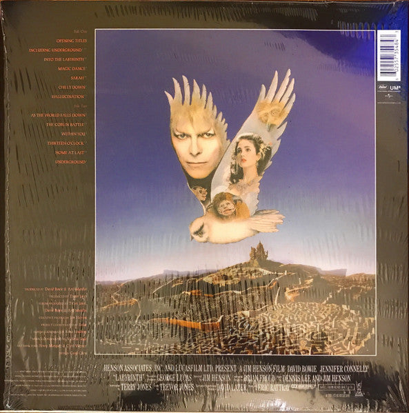 David Bowie, Trevor Jones : Labyrinth (From The Original Soundtrack Of The Jim Henson Film) (LP, Album, RE, RM)