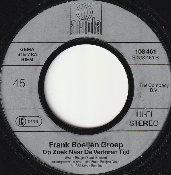 Frank Boeijen Groep : Verslaafd Aan Jou (7", Single)