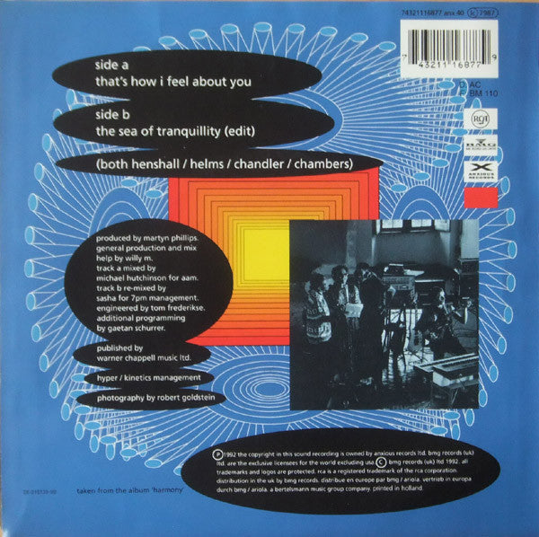 Londonbeat : That's How I Feel About  You (7", Single, Bla)