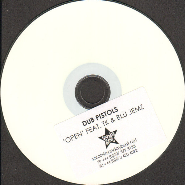 Dub Pistols Feat. T.K. Lawrence + Blu Jemz : Open (CDr, Single, Promo)