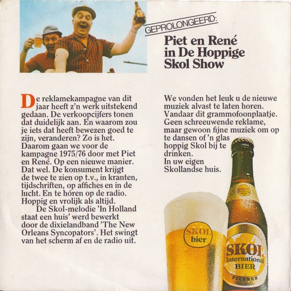 The New Orleans Syncopators : Skolland 75/76 (7", Single)