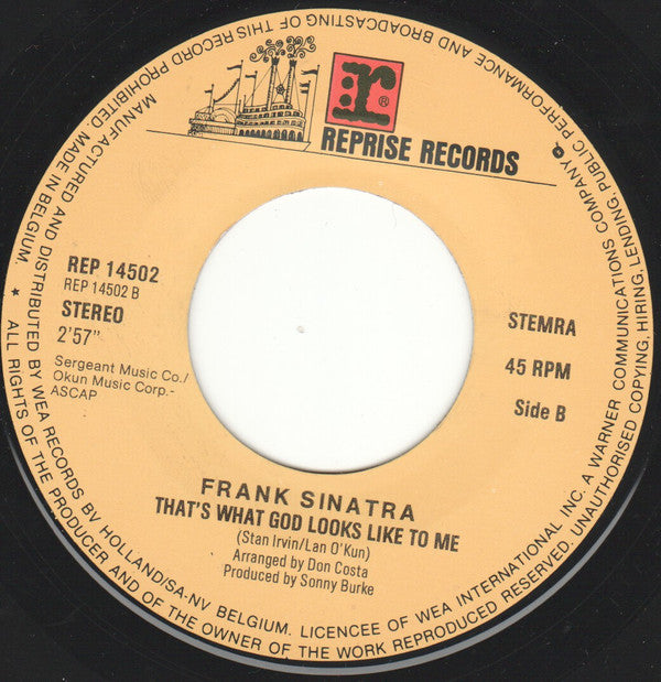 Frank Sinatra : Theme From New York, New York (7", Single)